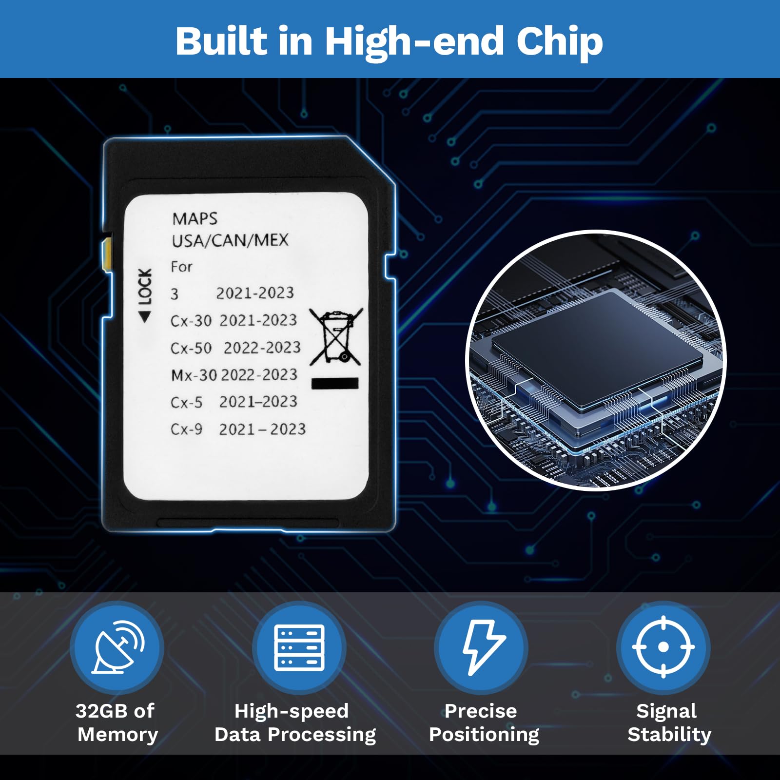 Amazon.com: Latest Version Navigation SD Card 2021-2023 Mazda 3